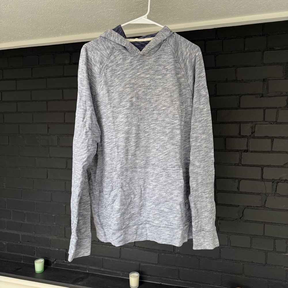 Banana Republic men’s lightweight/thin hoodie sweatshirt, Heather gray, unk size